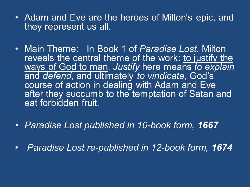 Satan's use of rhetoric in Milton's Paradise Lost
